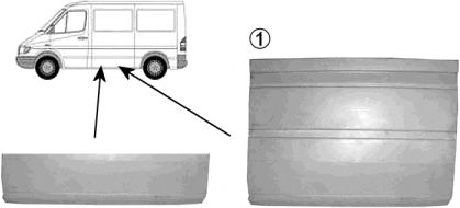 VAN WEZEL 3075109 Боковина 