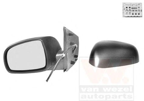 VAN WEZEL 3338807 Наружное зеркало для NISSAN NOTE (Ниссан Нотэ) VAN WEZEL 3338807 Наружное зеркало для NISSAN NOTE (Ниссан Нотэ)