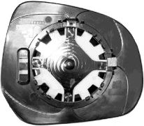 VAN WEZEL 3702831 Зеркальное стекло, наружное зеркало для OPEL AGILA (Опель Агила)