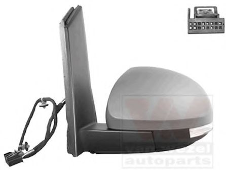 VAN WEZEL 5776807 Наружное зеркало для SEAT (Сеат) VAN WEZEL 5776807 Наружное зеркало для SEAT (Сеат)