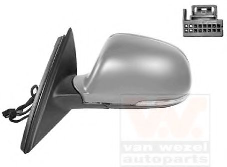 VAN WEZEL 7636807 Наружное зеркало для SKODA SUPERB (Шкода Суперб) VAN WEZEL 7636807 Наружное зеркало для SKODA SUPERB (Шкода Суперб)