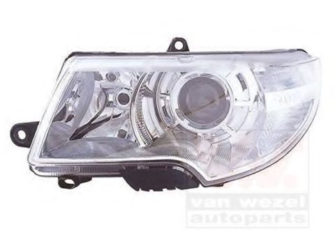 VAN WEZEL 7636961 Основная фара для SKODA (Шкода) VAN WEZEL 7636961 Основная фара для SKODA (Шкода)
