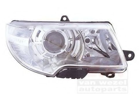 VAN WEZEL 7636962 Основная фара для SKODA (Шкода) VAN WEZEL 7636962 Основная фара для SKODA (Шкода)