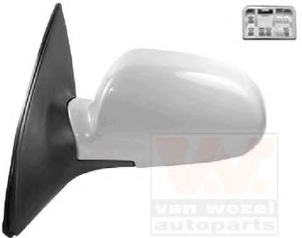 VAN WEZEL 8125807 Наружное зеркало для CHEVROLET LACETTI (Шевроле Лачетти) VAN WEZEL 8125807 Наружное зеркало для CHEVROLET LACETTI (Шевроле Лачетти)