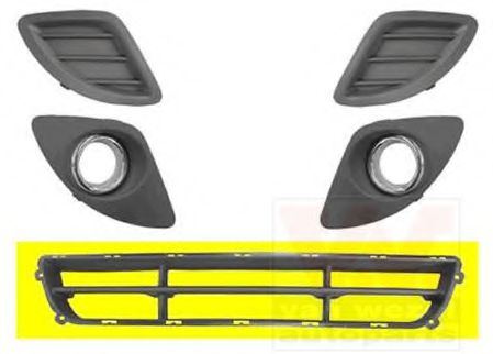 VAN WEZEL 8353590 Решетка вентилятора, буфер для KIA (Киа) VAN WEZEL 8353590 Решетка вентилятора, буфер для KIA (Киа)