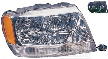VAN WEZEL 2116964 Основная фара для JEEP GRAND CHEROKEE II (Джип Гранд чироки 2) VAN WEZEL 2116964 Основная фара для JEEP GRAND CHEROKEE II (Джип Гранд чироки 2)