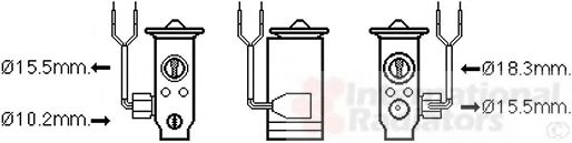VAN WEZEL 53001649 Расширительный клапан, кондиционер для LEXUS LS (Лексус Лс) VAN WEZEL 53001649 Расширительный клапан, кондиционер для LEXUS LS (Лексус Лс)