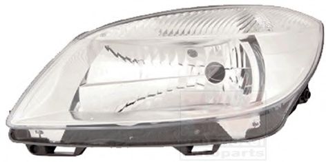 VAN WEZEL 7628961 Основная фара для SKODA (Шкода) VAN WEZEL 7628961 Основная фара для SKODA (Шкода)