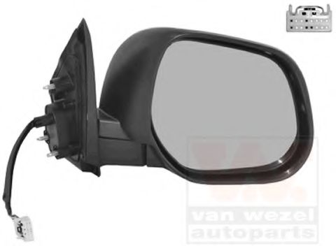 VAN WEZEL 0990808 Наружное зеркало для PEUGEOT 4007 (Пежо 4007) VAN WEZEL 0990808 Наружное зеркало для PEUGEOT 4007 (Пежо 4007)