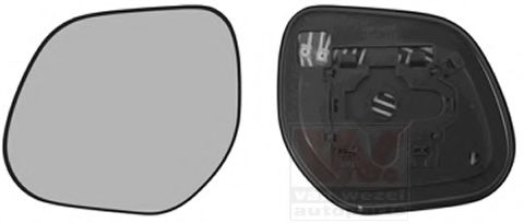 VAN WEZEL 0990837 Зеркальное стекло, наружное зеркало для PEUGEOT 4007 (Пежо 4007) VAN WEZEL 0990837 Зеркальное стекло, наружное зеркало для PEUGEOT 4007 (Пежо 4007)