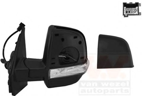 VAN WEZEL 1638813 Наружное зеркало для OPEL COMBO (Опель Комбо) VAN WEZEL 1638813 Наружное зеркало для OPEL COMBO (Опель Комбо)