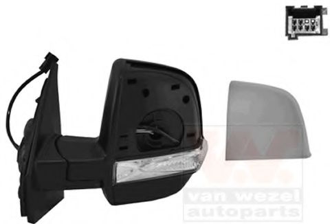 VAN WEZEL 1638817 Наружное зеркало для OPEL COMBO (Опель Комбо) VAN WEZEL 1638817 Наружное зеркало для OPEL COMBO (Опель Комбо)