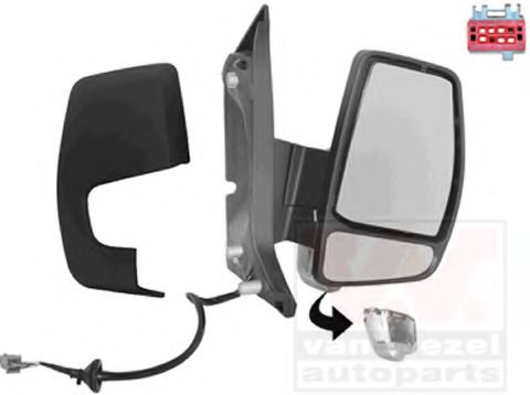 VAN WEZEL 1987802 Наружное зеркало для FORD TRANSIT CUSTOM (Форд Трансит cустом) VAN WEZEL 1987802 Наружное зеркало для FORD TRANSIT CUSTOM (Форд Трансит cустом)