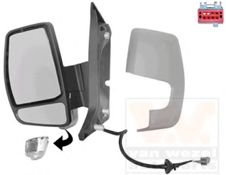 VAN WEZEL 1987807 Наружное зеркало для FORD NEO CUSTOM (Форд Нэо cустом) VAN WEZEL 1987807 Наружное зеркало для FORD NEO CUSTOM (Форд Нэо cустом)