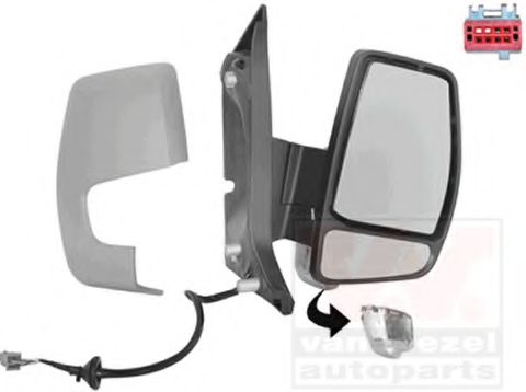 VAN WEZEL 1987808 Наружное зеркало для FORD NEO CUSTOM (Форд Нэо cустом) VAN WEZEL 1987808 Наружное зеркало для FORD NEO CUSTOM (Форд Нэо cустом)