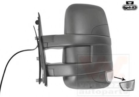 VAN WEZEL 2816801 Наружное зеркало для IVECO DAILY V (Ивеко Даилъ v) VAN WEZEL 2816801 Наружное зеркало для IVECO DAILY V (Ивеко Даилъ v)