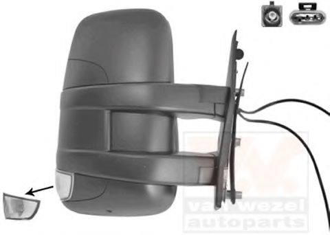 VAN WEZEL 2816802 Наружное зеркало для IVECO DAILY V (Ивеко Даилъ v) VAN WEZEL 2816802 Наружное зеркало для IVECO DAILY V (Ивеко Даилъ v)