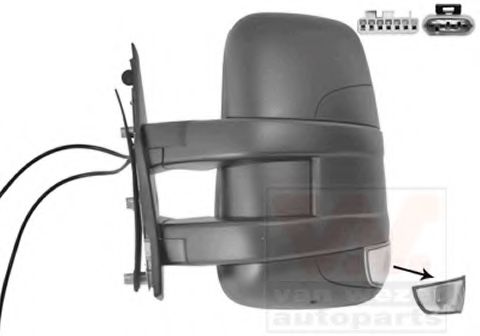 VAN WEZEL 2816807 Наружное зеркало для IVECO DAILY V (Ивеко Даилъ v) VAN WEZEL 2816807 Наружное зеркало для IVECO DAILY V (Ивеко Даилъ v)