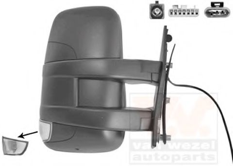 VAN WEZEL 2816808 Наружное зеркало для IVECO DAILY V (Ивеко Даилъ v) VAN WEZEL 2816808 Наружное зеркало для IVECO DAILY V (Ивеко Даилъ v)