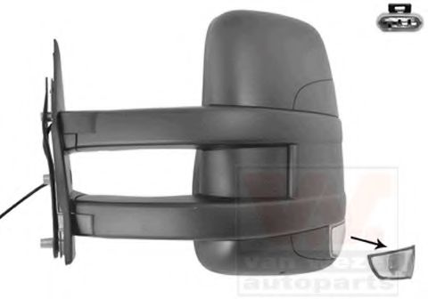 VAN WEZEL 2816811 Наружное зеркало для IVECO DAILY V (Ивеко Даилъ v) VAN WEZEL 2816811 Наружное зеркало для IVECO DAILY V (Ивеко Даилъ v)