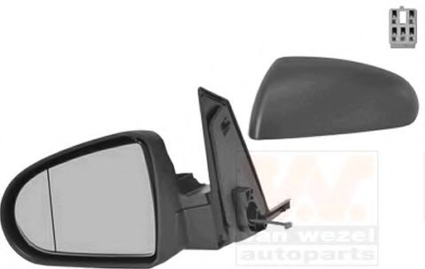VAN WEZEL 3235807 Наружное зеркало для MITSUBISHI COLT VI (Митсубиши/митсубиси Кольт 6) VAN WEZEL 3235807 Наружное зеркало для MITSUBISHI COLT VI (Митсубиши/митсубиси Кольт 6)