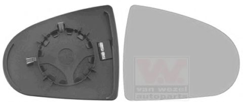 VAN WEZEL 3235838 Зеркальное стекло, наружное зеркало для MITSUBISHI COLT VI (Митсубиши/митсубиси Кольт 6) VAN WEZEL 3235838 Зеркальное стекло, наружное зеркало для MITSUBISHI COLT VI (Митсубиши/митсубиси Кольт 6)