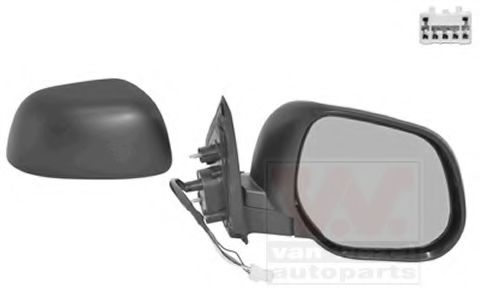 VAN WEZEL 3272808 Наружное зеркало для MITSUBISHI OUTLANDER II (Митсубиши/митсубиси Аутлендер 2) VAN WEZEL 3272808 Наружное зеркало для MITSUBISHI OUTLANDER II (Митсубиши/митсубиси Аутлендер 2)