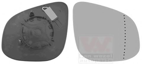 VAN WEZEL 4412832 Зеркальное стекло, наружное зеркало для MERCEDES-BENZ CITAN INER (Мэрcэдэс-бэнз Cитан инэр) VAN WEZEL 4412832 Зеркальное стекло, наружное зеркало для MERCEDES-BENZ CITAN INER (Мэрcэдэс-бэнз Cитан инэр)