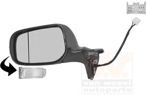 VAN WEZEL 5406807 Наружное зеркало для TOYOTA BLADE (Тойота/тоета Бладэ) VAN WEZEL 5406807 Наружное зеркало для TOYOTA BLADE (Тойота/тоета Бладэ)