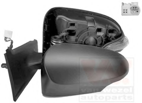 VAN WEZEL 5437806 Наружное зеркало для TOYOTA YARIS (Тойота/тоета Ярис) VAN WEZEL 5437806 Наружное зеркало для TOYOTA YARIS (Тойота/тоета Ярис)