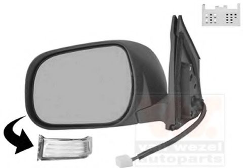VAN WEZEL 5471807 Наружное зеркало для TOYOTA RAV 4 III (Тойота/тоета Рав 4 3) VAN WEZEL 5471807 Наружное зеркало для TOYOTA RAV 4 III (Тойота/тоета Рав 4 3)