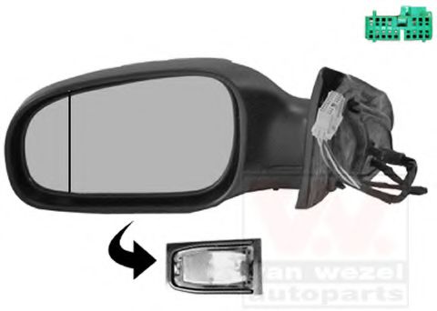 VAN WEZEL 5960807 Наружное зеркало для VOLVO S60 I (Вольво S60 1) VAN WEZEL 5960807 Наружное зеркало для VOLVO S60 I (Вольво S60 1)