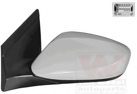 VAN WEZEL 8244805 Наружное зеркало для HYUNDAI I30 (Хендай И30) VAN WEZEL 8244805 Наружное зеркало для HYUNDAI I30 (Хендай И30)