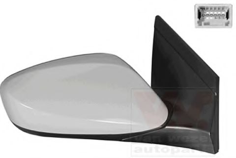 VAN WEZEL 8244808 Наружное зеркало для HYUNDAI I30 (Хендай И30) VAN WEZEL 8244808 Наружное зеркало для HYUNDAI I30 (Хендай И30)