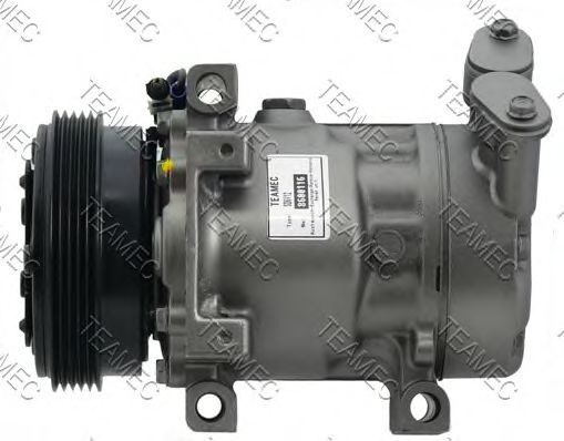 TEAMEC 8600116 Компрессор, кондиционер для RENAULT KANGOO (Рено Кангу) TEAMEC 8600116 Компрессор, кондиционер для RENAULT KANGOO (Рено Кангу)