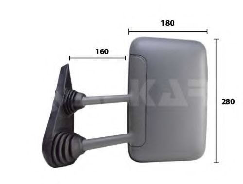 ALKAR 6109972 Наружное зеркало 12 1995 для IVECO DAILY II (Ивеко Даилъ 2) ALKAR 6109972 Наружное зеркало 12 1995 для IVECO DAILY II (Ивеко Даилъ 2)