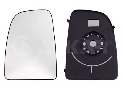 ALKAR 6401922 Зеркальное стекло, наружное зеркало для PEUGEOT MANAGER (Пежо Манагэр)