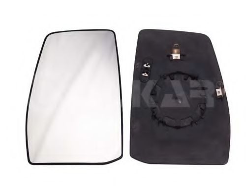 ALKAR 6431381 Зеркальное стекло, наружное зеркало для FORD TRANSIT CUSTOM (Форд Трансит cустом) ALKAR 6431381 Зеркальное стекло, наружное зеркало для FORD TRANSIT CUSTOM (Форд Трансит cустом)