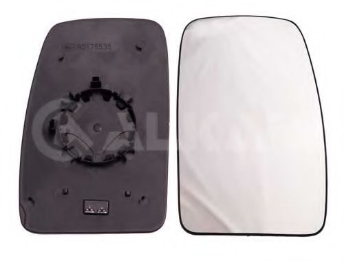 ALKAR 6432755 Зеркальное стекло, наружное зеркало для OPEL MOVANO B (Опель Моvано б)