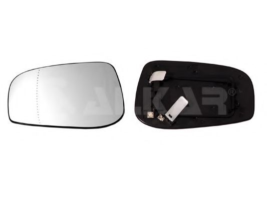 ALKAR 6471591 Зеркальное стекло, наружное зеркало 03 2003 для VOLVO S60 I (Вольво S60 1) ALKAR 6471591 Зеркальное стекло, наружное зеркало 03 2003 для VOLVO S60 I (Вольво S60 1)