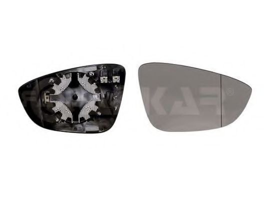 ALKAR 6472133 Зеркальное стекло, наружное зеркало для VOLKSWAGEN JETTA VI IV (Фольксваген Джетта 6 4) ALKAR 6472133 Зеркальное стекло, наружное зеркало для VOLKSWAGEN JETTA VI IV (Фольксваген Джетта 6 4)