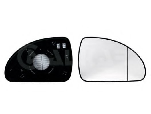 ALKAR 6481638 Зеркальное стекло, наружное зеркало для KIA CEED SW (Киа Сид св) ALKAR 6481638 Зеркальное стекло, наружное зеркало для KIA CEED SW (Киа Сид св)