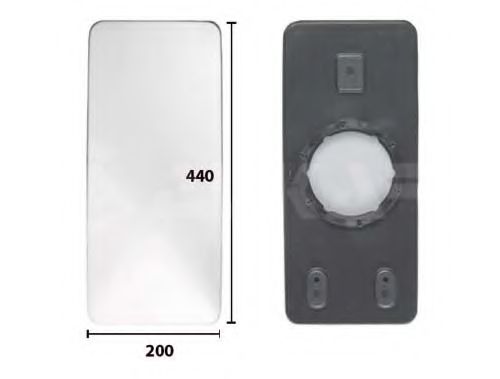 ALKAR 7406247 Зеркальное стекло, наружное зеркало для IVECO EURO (Ивеко Эуро) ALKAR 7406247 Зеркальное стекло, наружное зеркало для IVECO EURO (Ивеко Эуро)