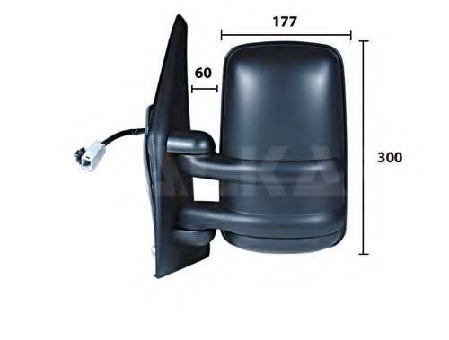 ALKAR 9226902 Наружное зеркало для RENAULT MASTER II (Рено Мастэр 2) ALKAR 9226902 Наружное зеркало для RENAULT MASTER II (Рено Мастэр 2)