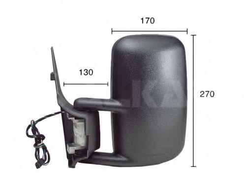 ALKAR 9226910 Наружное зеркало 05 1999 для VOLKSWAGEN LT 28-35 II (Фольксваген Лт 28-35 2) ALKAR 9226910 Наружное зеркало 05 1999 для VOLKSWAGEN LT 28-35 II (Фольксваген Лт 28-35 2)