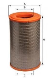 UNIFLUX FILTERS XA1863 Воздушный фильтр для DAF 85 CF (Даф 85 cф) UNIFLUX FILTERS XA1863 Воздушный фильтр для DAF 85 CF (Даф 85 cф)