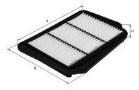 UNIFLUX FILTERS XA634 Воздушный фильтр для CHEVROLET NUBIRA (Шевроле Нубира)