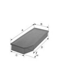 UNIFLUX FILTERS XA792 Воздушный фильтр для AUDI TT (Ауди Тт) UNIFLUX FILTERS XA792 Воздушный фильтр для AUDI TT (Ауди Тт)