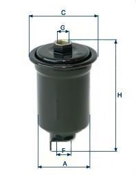 UNIFLUX FILTERS XB103 Топливный фильтр для LEXUS LS (Лексус Лс) UNIFLUX FILTERS XB103 Топливный фильтр для LEXUS LS (Лексус Лс)