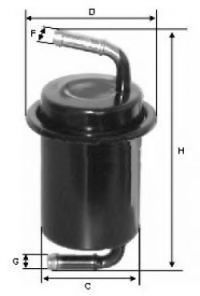 UNIFLUX FILTERS XB158 Топливный фильтр для SUBARU (Субару) UNIFLUX FILTERS XB158 Топливный фильтр для SUBARU (Субару)